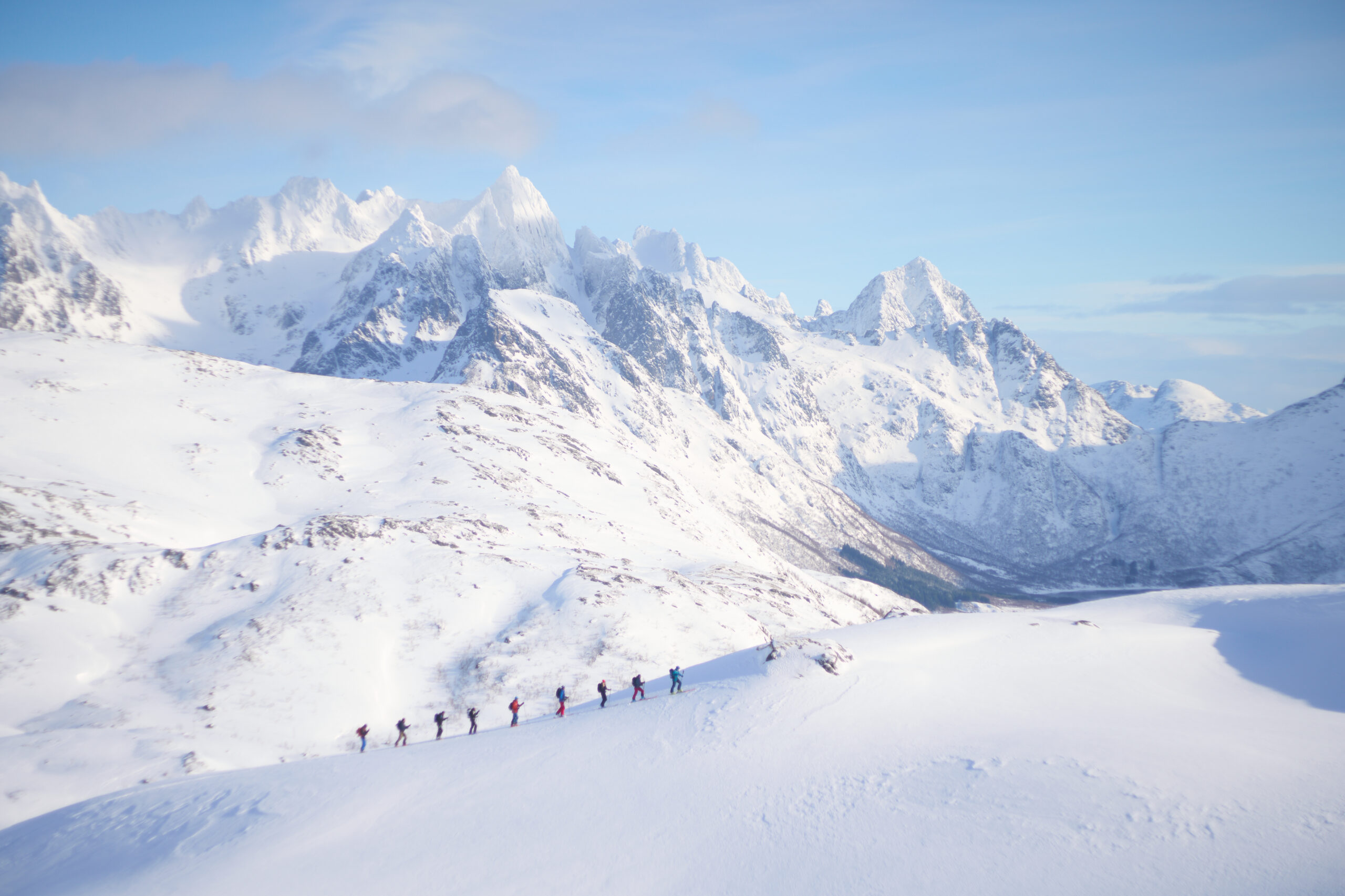 Lofoten ski touring lodge